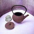 Ceainic din fontă Zen, mov-auriu (0,5 l)
