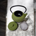 Ceainic din fontă Zen, verde-argintiu (0,6 l)