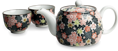 Set de ceai model floral pentru 2 persoane