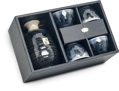 Sake set albastru (pentru 4 persoane) EDO JAPAN
