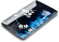 Farfurie sushi din porțelan Anemone Blue 21x13,5cm