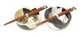 Set de boluri japoneze bej-negru (pentru 2 persoane)