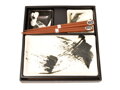 Set de servit sushi bej-negru (pentru 2 persoane)