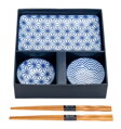 Set sushi pentru 2 persoane model albastru TOKYO
