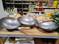 Tigaie Wok 40 cm cu fund rotund