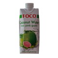 Apă de cocos cu piure de guava roz 100% 500ml
