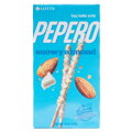 Batoane de migdale Pepero cu ciocolată albă 32g