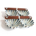 Set de tigăi japoneze model benzi cu bețișoare 4pcs