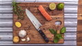 Cuțit japonez Santoku TAKAYUKI 170mm