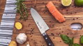Cuțit japonez Santoku TAKAYUKI 170mm