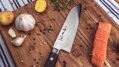 Cuțit japonez Santoku TAKAYUKI 170mm