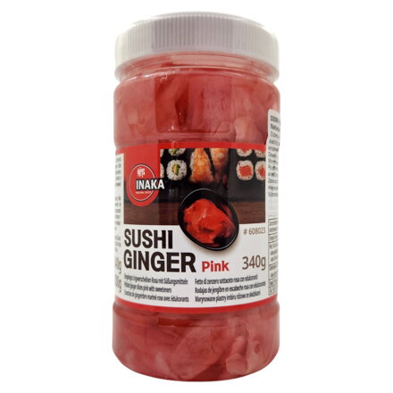 Ghimbir roz murat pentru sushi INAKA 340g