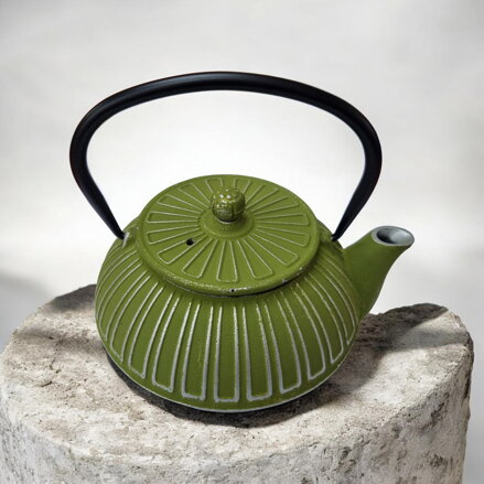Ceainic din fontă Zen, verde-argintiu (0,6 l)