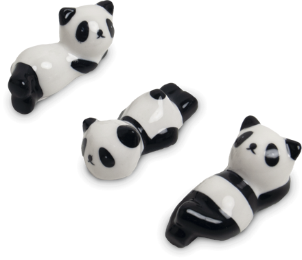 Chopstick pad Panda model