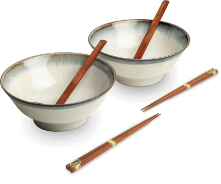 Umăr set de 2 boluri Aurora 22cm EDO JAPAN