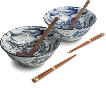 Ramen set de 2 boluri Dragon 20,5cm