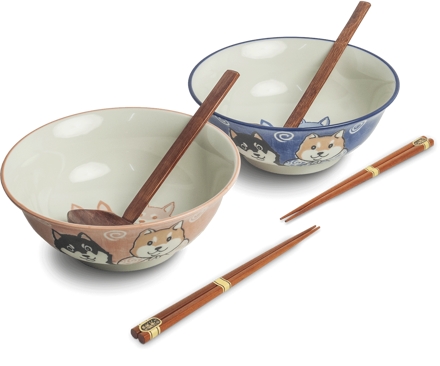 Ramen set de 2 boluri Shiba 20,5cm