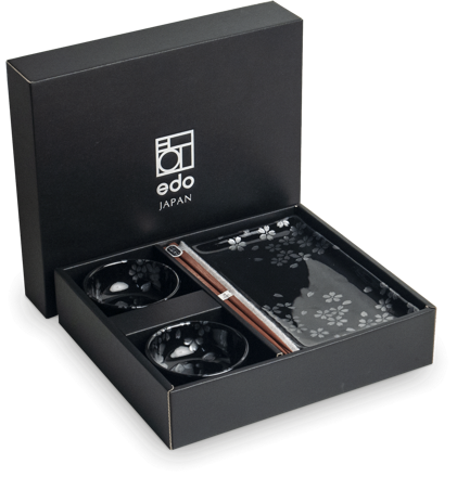 Set pentru servirea personajelor sushi (pentru 2 persoane) EDO Japan