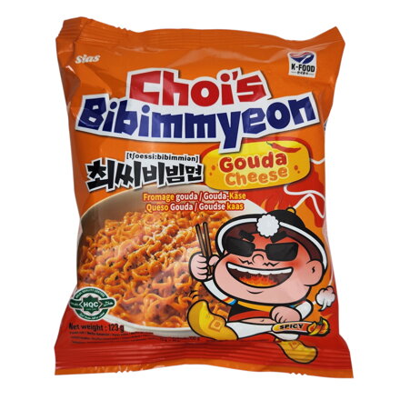 Tăiței picanți cu brânză Gouda Choi's Bibimmyeon 123g