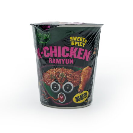 Tăiței cu aromă de pui la pahar Ramyun BIBIGO 97,5g