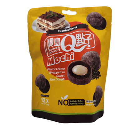 Prăjituri de orez Mochi cu aromă de tiramisu 180g
