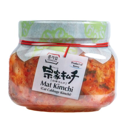 Kimchi din varză feliată Jongga - sticlă 400g