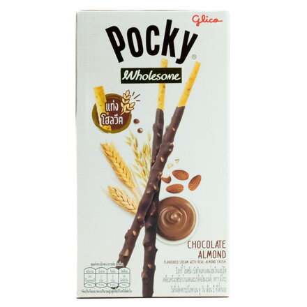 Batoane de ovăz Pocky ciocolată migdale GLICO 36g