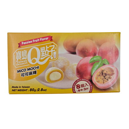 Prăjiturele de orez Mochi cu fructul pasiunii 80g