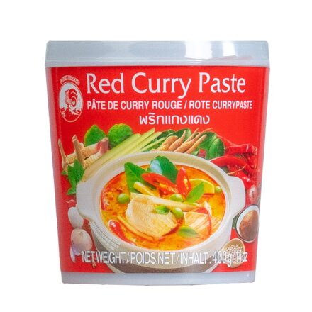 Pastă de curry roșu Cock Brand 400g