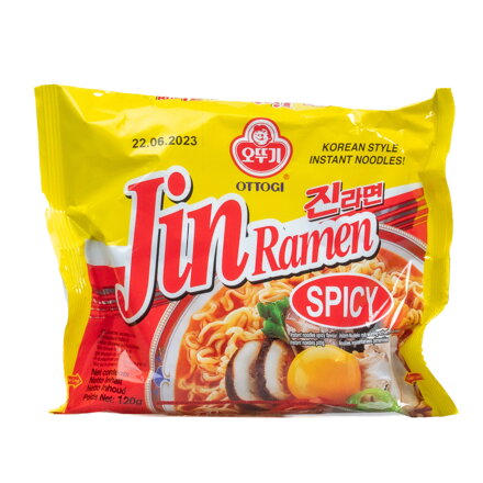 Tăiței Jin Ramyun ascuțit 120g