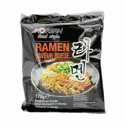 Tăiței Ramen cu aromă de vită 170g