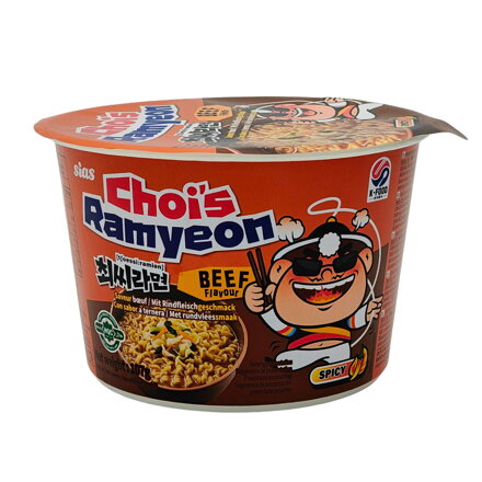 Supă iute cu aromă de vită cup Chois Ramyeon 107g
