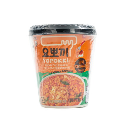 Turte de orez Yopokki în ramen cu aromă de kimchi cup 145g