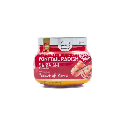 Kimchi de ridiche tăiată JONGGA - borcan 300g