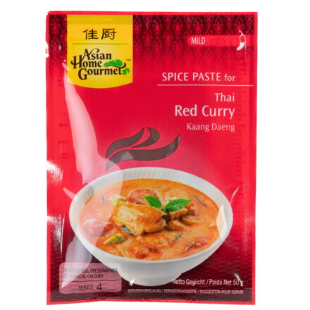 Pastă ușoară pentru curry roșu thailandez AHG 50g