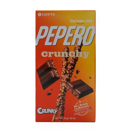 Pepero Batoane crocante cu ciocolată Lotte 39g