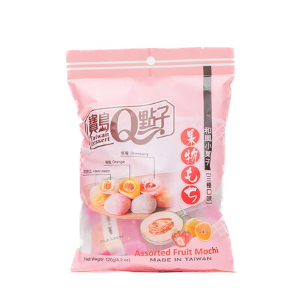 Prăjituri cu orez Mochi mix fructe 120g