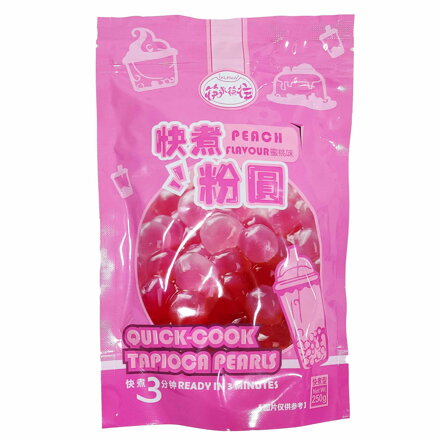 Perle de tapioca cu aromă de piersici KLKW 250g