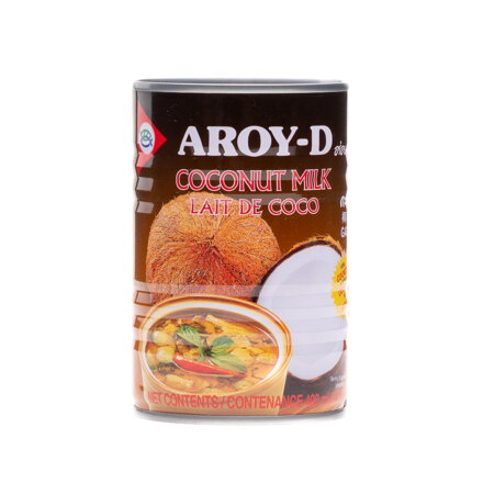 Lapte de gătit din nucă de cocos Aroy- D 400ml