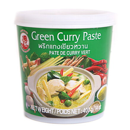 Pastă de curry verde Cock Brand 400g