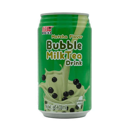 Buble Tea ceai de lapte cu aromă matcha RICO 340ml