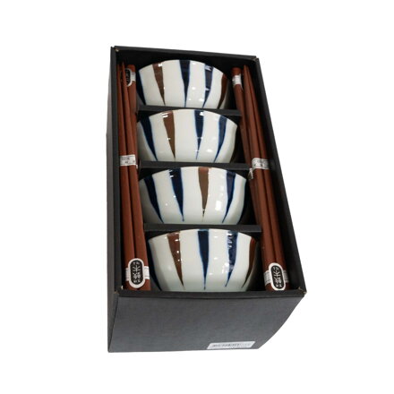 Set de tigăi japoneze model benzi cu bețișoare 4pcs
