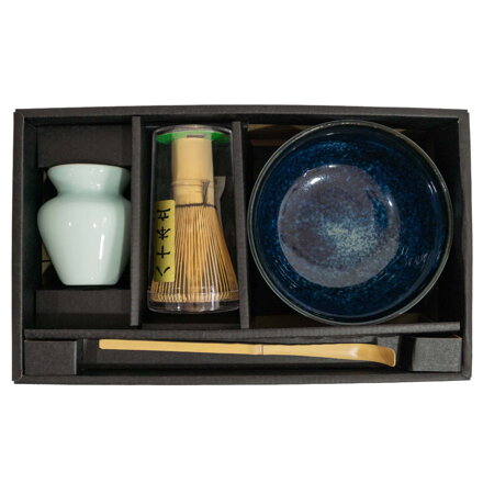 Set Matcha albastru închis EDO JAPAN