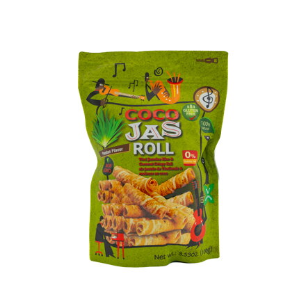 Rulouri din orez cu nucă de cocos și aromă de pandan 100g