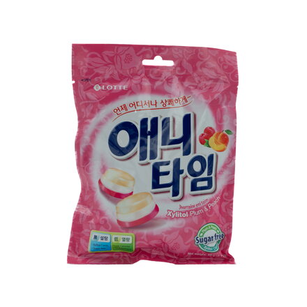 Anytime xilitol prună-piersică Lotte 60g