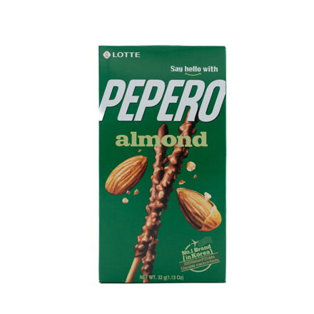 Batoane de migdale acoperite cu ciocolată Pepero 32g