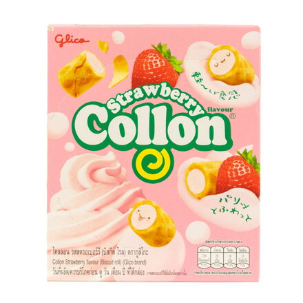 COLLON rulouri de căpșuni GLICO 46g