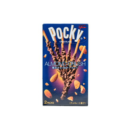 Batoane Pocky cu ciocolată și migdale GLICO 46g