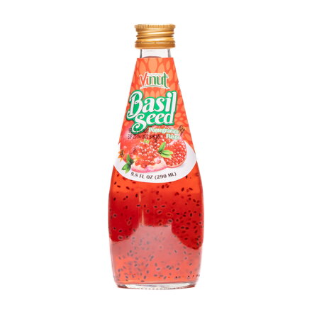 Băutură cu semințe de busuioc rodie VINUT 290ml