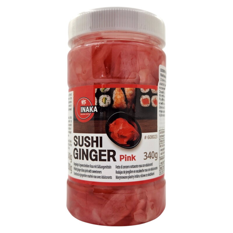 Ghimbir roz murat pentru sushi INAKA 340g